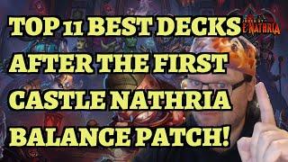 Top 11 BEST HEARTHSTONE DECKS After the First Castle Nathria Balance Patch! (August 2022)