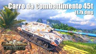 Carro da Combattimento 45t, Full AP Ammo, 11.7K Damage, 5 Kills, Pearl River - World of Tanks