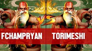 【SF6】FCHAMPRYAN(DHALSIM) vs TORIMESHI(DHALSIM) ▰ Street Fighter 6 | High Level Gameplay