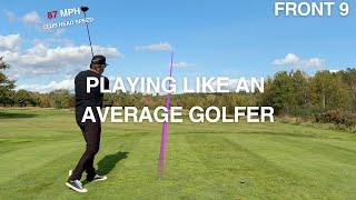 I played 18 holes with the average golfer club head speed…87 mph! Will I break 80?