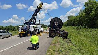 TEETERING ON THE EDGE!!!     HEAVY HAUL IN REAL TROUBLE!!!