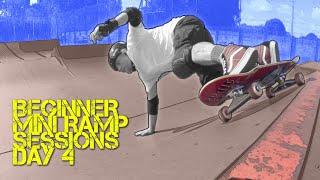 Beginner Mini Ramp Sessions: Day 4 (July) #skateboarding #learningtoskate #heroinskateboards