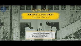 Heritage Lecture Series - Department of General Surgery