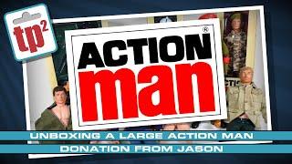 Unboxing a large Vintage Action Man donation from Jason - Toy Polloi Two