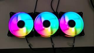 [Demo] Test LED Cooler Master MasterFan MF120R A-RGB 3-in-1