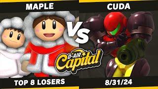 D-AIR CAPITAL - Maple (Ice Climbers) VS. Cuda (Samus, Sheik) - Top 8 Losers