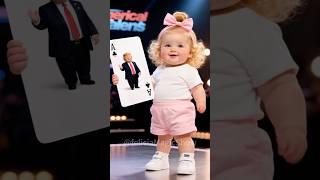 wow, did Trump and Putin propose to the baby in the end? So interesting! #magic #trump #putin #cute