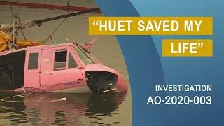 HUET - "Without a doubt saved my life"