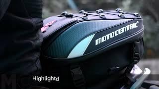 Motocentric Waterproof Motorcycle Tail Bag Review - High Capacity & Multifunction!