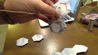 "Flat" whip stitch for English Paper Piecing Quilts