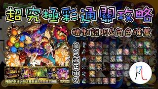 【超究極彩】古蘭奇紐兒グランギニョル 通關攻略 by 一個凡人【用殘酷點綴的恐怖劇場】【殘酷的劇場小丑 古蘭奇紐兒】【怪物彈珠】【モンスト】