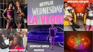 LA Vlog: Wednesday Premiere, Shooting a Magazine Cover, Podcast, etc.. ALIYAH’S INTERLUDE