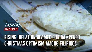 Rising inflation blamed for dampened Christmas optimism among Filipinos