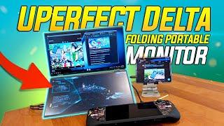 UPERFECT Delta/Δ , Folding Portable Monitor Review, Great for Z Fold 5 +DEX, Macbook Pro, Steam Deck