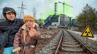 DRIVED a RAILCAR to the NUCLEAR POWER PLANT! CHERNOBYL 