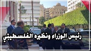 رئيس الوزراء يستقبل نظيره الفلسطيني بمقر مجلس الوزراء