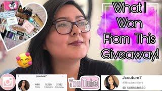 I Won! JCouture7’s 5K Giveaway / $500 Worth Of Makeup!