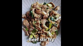 PHILIPPINE EXPAT - FILIPINA WIFE COOKS BEEF STIR FRY FOR EXPAT HUSBAND. #philippines #food #expat