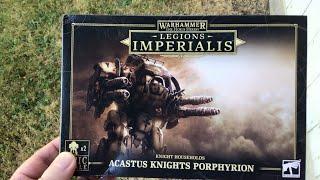 Legions Imperialis Acastus Knights Porphyrion Unboxing