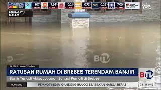 Sejumlah Desa di Brebes Terendam Banjir Luapan Air Sungai Pemali