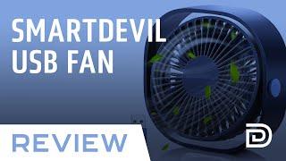 Portable Desktop Table USB Powered Fan // SmartDevil USB Fan Review