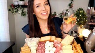 ASMR - Charcuterie Board Mukbang | Rambling & Eating Sounds