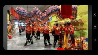 Traditional Big Head dragon dance with a twist of modern design. Year 2022