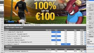 BETTING on Premier League accumulator with real money at 24Bettle online sportsbook
