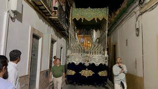 [4K] Prueba del paso de palio de la Amargura por la calle Prieta (Magna Mariana de Jerez)