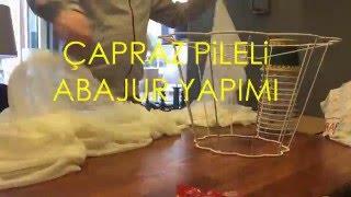 Çapraz Pileli Abajur Yapımı