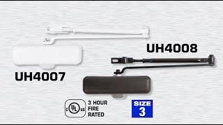 Universal Hardware UH4007 & UH4008 Heavy Duty Residential Closer Outward Opening Install Instruction