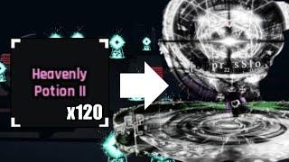 120 Heavenly II Potions Popped in GLITCHED Biome | Sol's RNG