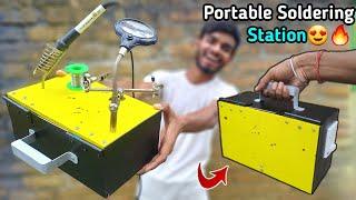 घर पर बनाओ Portable Soldering Station | How to make soldering station | AK technical amrit