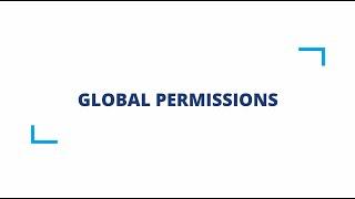 How to manage global permissions ?