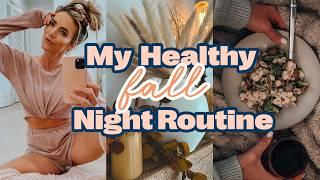 My HEALTHY Fall Night Routine 2023 | cozy + *realistic* habits
