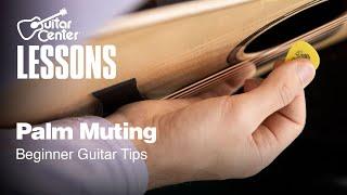 Palm Muting | Beginner Guitar Tips