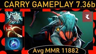  Weaver |KDA - 40 KP - 70%| Carry Gameplay - Dota 2 Top MMR