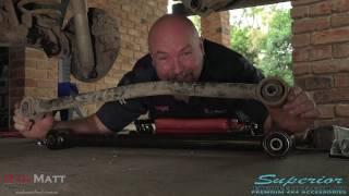 How To Install Rear Lower and Upper Control Arms from Superior Engineering