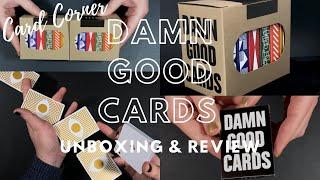 Damn Good Cards Unboxing & Review