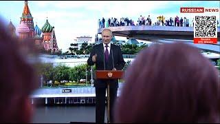 Vladimir Putin congratulated Muscovites on Moscow City Day