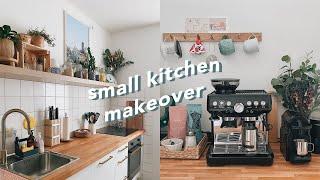 7m² kitchen makeover + DIY coffee station ️