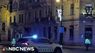 Bodycam footage shows Prague police response after deadly mass shooting