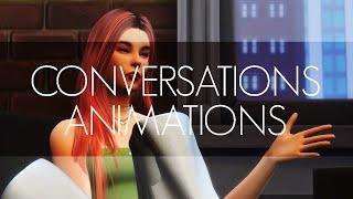 CONVERSATION ANIMATION PACK (UPDATE 0.3) | Sims 4 Animation (Download)