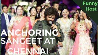 Girish Sharma hosting Marwadi Sangeet Sandhya at Chennai | Comedy Anchor | Funny Character Anchor