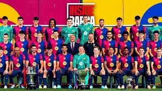 OFFICIAL 2024/25 PHOTO WITH THE TROPHIES | FC Barcelona 