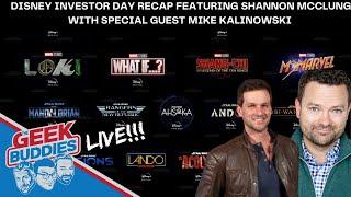 Disney Investor Day Reveals NEW Marvel, Star Wars Shows; Shannon McClung Returns and Mike Kalinowski
