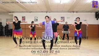 traditional dance GODA SARABA 9 J. M. D. A  in paris Official lyrics video by Janaki Sujeewa