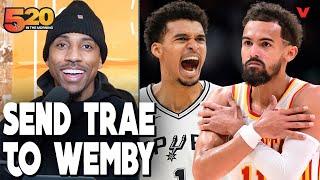 Jeff Teague says Trae Young DESERVES Hawks-Spurs trade to play with Wembanyama | 520 in the Morning