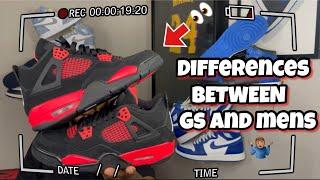 DOES NIKE CARE ABOUT GS SNEAKERS..? The REAL Difference Between GS and MENS SNEAKERS ‼️