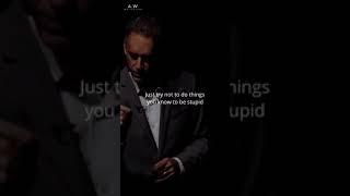 Stop Doing STUPID Things For A Month - Jordan Peterson Motivation #shorts